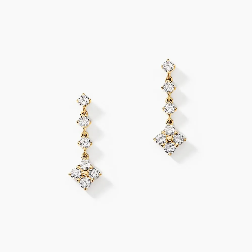 Marc Orian Pendantes|Idées Cadeaux Femme > Boucles D'oreilles Pendantes Majestueuse Or Jaune Oxyde De Zirconium