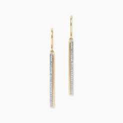 Marc Orian Pendantes|Bijoux Or > Boucles D'oreilles Pendantes Sahteene Or Jaune Diamant