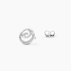 Marc Orian Pendantes|Bijoux Zirconium > Boucles D'oreilles Pendantes Carole Argent Blanc Oxyde De Zirconium