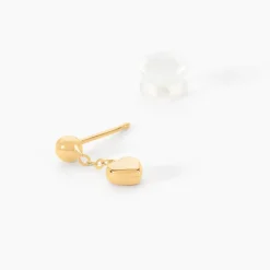Marc Orian Pendantes|Boucles D'Oreilles Cœur > Boucles D'oreilles Pendantes Gavina Pendantes Coeurs Or Jaune