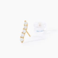 Marc Orian Pendantes|Bijoux Zirconium > Boucles D'oreilles Pendantes Dahina Or Jaune Oxyde De Zirconium