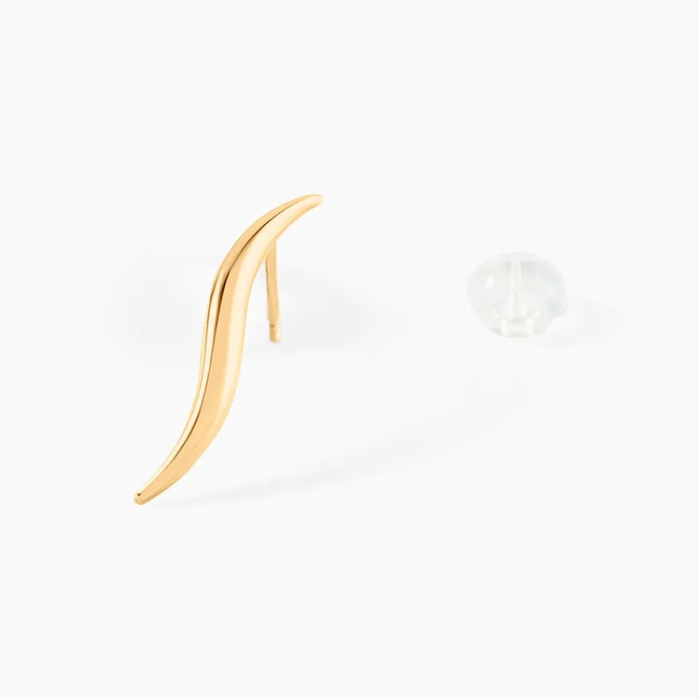 Marc Orian Pendantes|Boucles D'Oreilles Or > Boucles D'oreilles Pendantes Merone Vagues Or Jaune