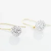 Marc Orian Pendantes|Boucles D'Oreilles Or > Boucles D'oreilles Pendantes Or Jaune Hepsibah Cristal
