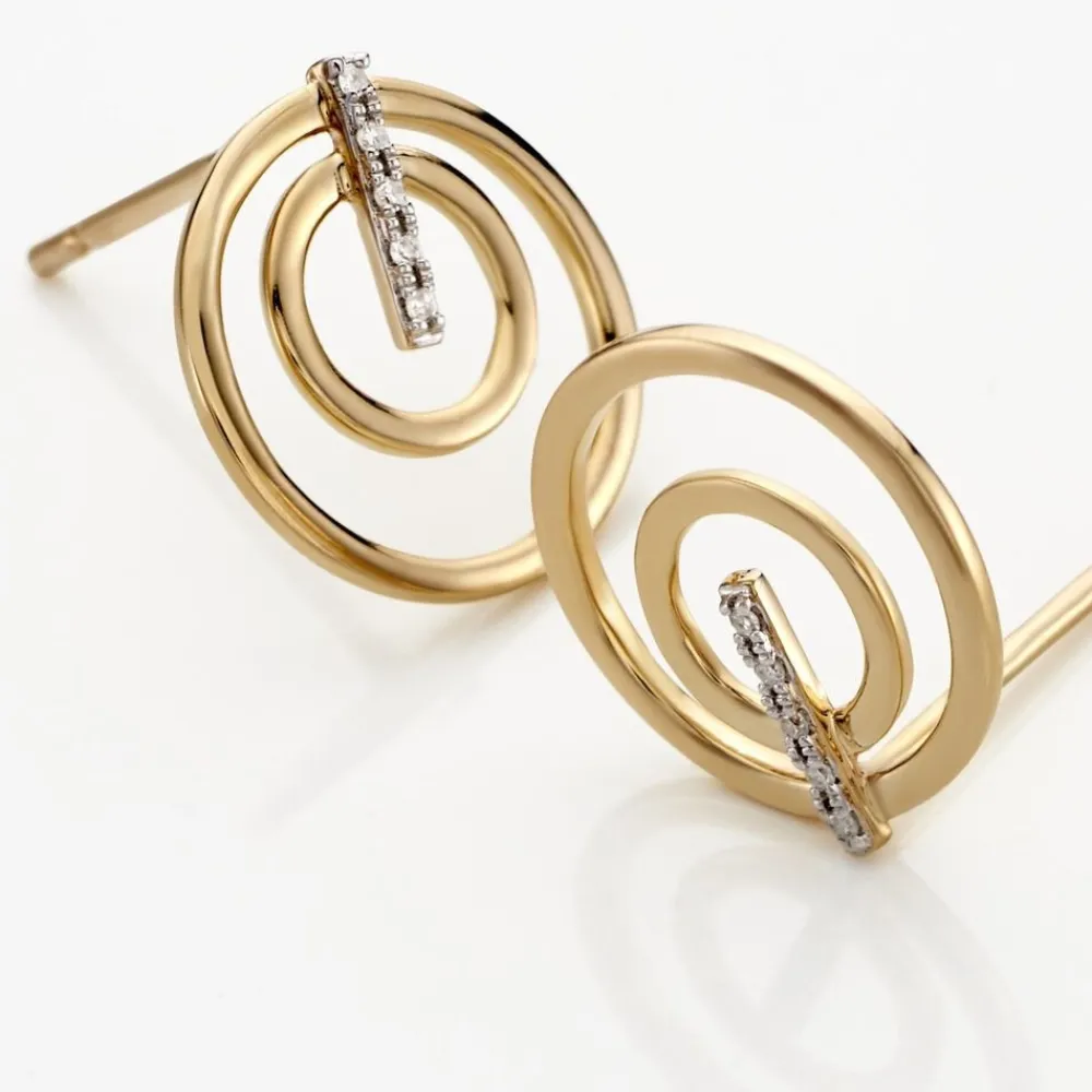 Marc Orian Pendantes|Bijoux Diamant > Boucles D'oreilles Pendantes Or Jaune Agafya Diamants
