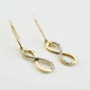 Marc Orian Pendantes|Boucles D'Oreilles > Boucles D'oreilles Pendantes Infino Or Jaune Diamant