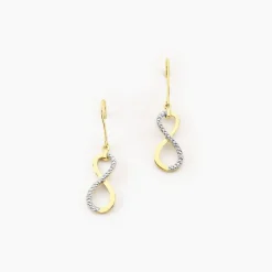 Marc Orian Pendantes|Boucles D'Oreilles > Boucles D'oreilles Pendantes Infino Or Jaune Diamant