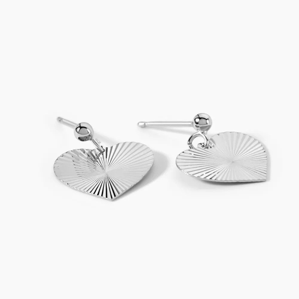Marc Orian Pendantes|Boucles D'Oreilles Argent > Boucles D'oreilles Pendantes Argent Blanc