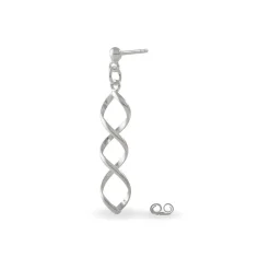 Marc Orian Pendantes|Boucles D'Oreilles Argent > Boucles D'oreilles Pendantes Jolanda Argent Blanc