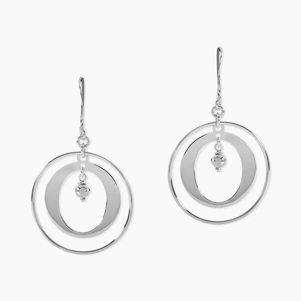 Marc Orian Pendantes|Boucles D'Oreilles Argent > Boucles D'oreilles Pendantes Katy Argent Blanc