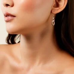 Marc Orian Pendantes|Boucles D'Oreilles Or > Boucles D'Oreilles Pendantes Pentti Or Bicolore