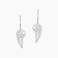Marc Orian Pendantes|Boucles D'Oreilles Argent > Boucles D'oreilles Pendantes Aitana Argent Blanc