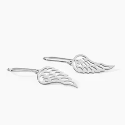 Marc Orian Pendantes|Boucles D'Oreilles Argent > Boucles D'oreilles Pendantes Aitana Argent Blanc