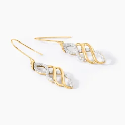 Marc Orian Pendantes|Bijoux Zirconium > Boucles D'Oreilles Pendantes Sumati Or Jaune Oxyde De Zirconium