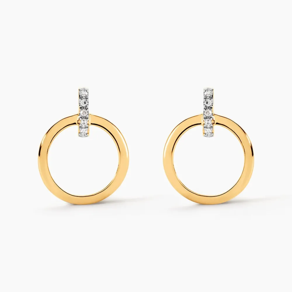 Marc Orian Pendantes|Bijoux Diamant > Boucles D'oreilles Pendantes Or Jaune Melissande Diamants