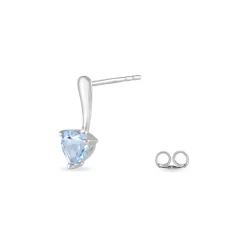 Marc Orian Pendantes|Anniversaire De Mariage > Boucles D'oreilles Pendantes Bertine Or Blanc Topaze
