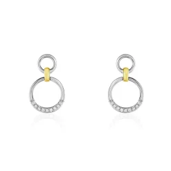 Marc Orian Pendantes|Bijoux Diamant > Boucles D'oreilles Pendantes Or Bicolore Nioline Diamants