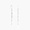 Marc Orian Piercings D'Oreilles|Boucles D'Oreilles Argent > Boucles D'oreilles Pendantes Laïa Argent Blanc