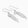 Boucles D'oreilles Pendantes Violka Argent Blanc