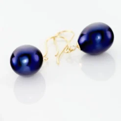 Boucles D'oreilles Pendantes Severiane Or Jaune Perle De Culture