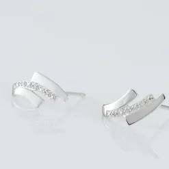 Marc Orian Cadeaux Mariage|Bijoux Diamant > Boucles D'oreilles Puces Ainhoa Or Blanc Diamant