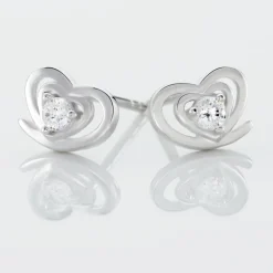 Marc Orian Bijoux Zirconium|Boucles D'Oreilles Argent > Boucles D'oreilles Puces Alou Argent Blanc Oxyde De Zirconium