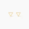 Marc Orian Idées Cadeaux Femme|Boucles D'Oreilles Or > Boucles D'oreilles Puces Anne-berengere Triangle Or Jaune