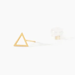 Marc Orian Idées Cadeaux Femme|Boucles D'Oreilles Or > Boucles D'oreilles Puces Anne-berengere Triangle Or Jaune