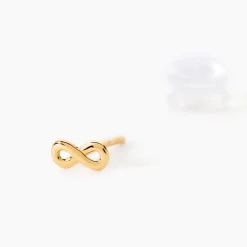 Marc Orian Idées Cadeaux Femme|Boucles D'Oreilles Or > Boucles D'oreilles Puces Annie-francoise Infini Or Jaune