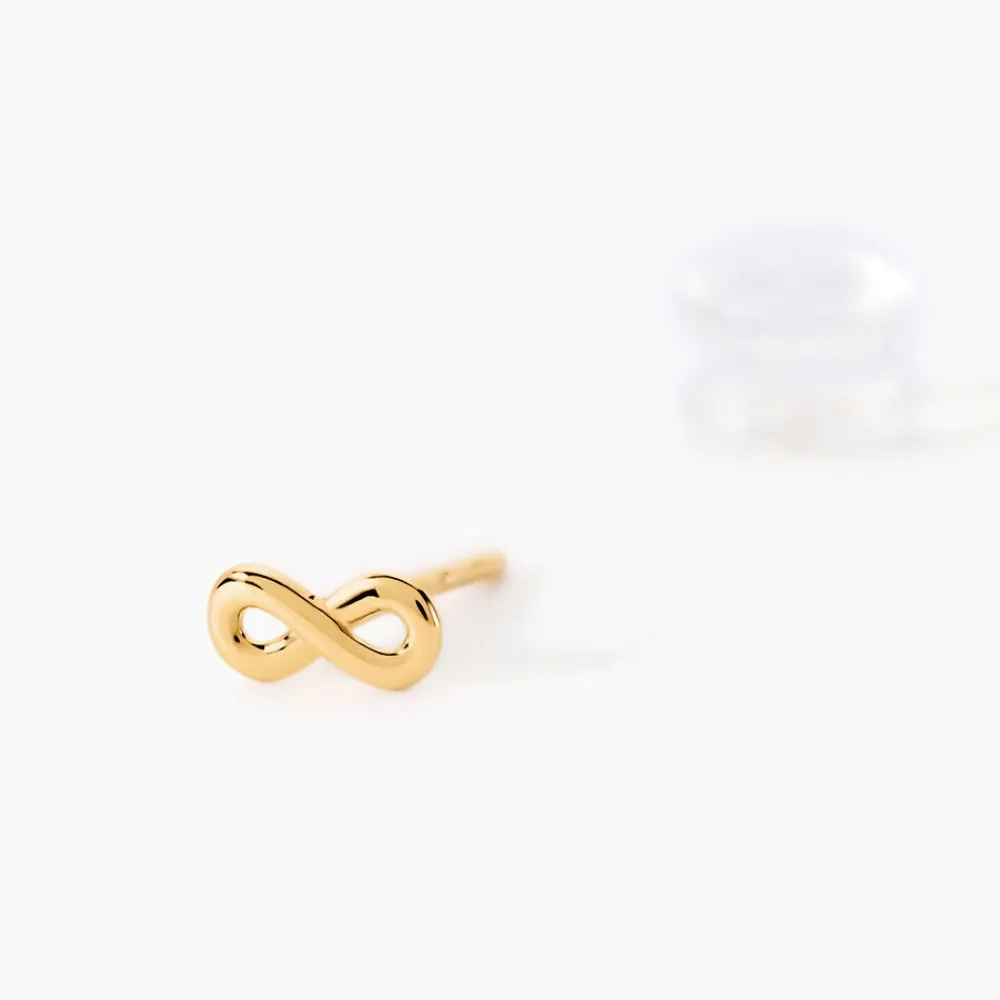Marc Orian Idées Cadeaux Femme|Boucles D'Oreilles Or > Boucles D'oreilles Puces Annie-francoise Infini Or Jaune