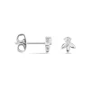 Marc Orian Bijoux Zirconium|Boucles D'Oreilles Fleur > Boucles D'oreilles Puces Argent Blanc Braxton Oxydes De Zirconium