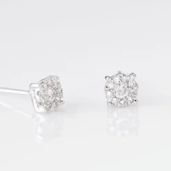 Marc Orian Anniversaire De Mariage|Bijoux Diamant > Boucles D'oreilles Puces Artemis Or Blanc Diamant