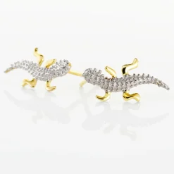 Marc Orian Idées Cadeaux Femme|Boucles D'Oreilles Femme > Boucles D'oreilles Puces Azzedine Salamandre Or Bicolore