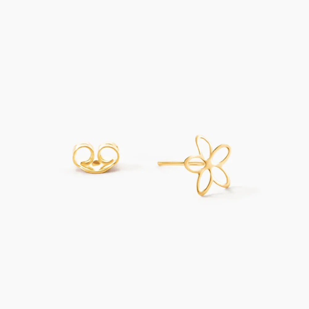 Marc Orian Boucles D'Oreilles Fleur|Boucles D'Oreilles Or > Boucles D'Oreilles Puces Barbie Or Jaune