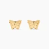 Marc Orian Idées Cadeaux Femme|Boucles D'Oreilles Or > Boucles D'oreilles Puces Bartholomée Papillon Or Jaune