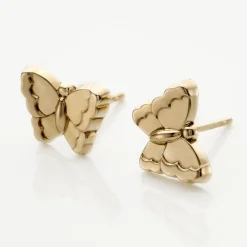 Marc Orian Idées Cadeaux Femme|Boucles D'Oreilles Or > Boucles D'oreilles Puces Bartholomée Papillon Or Jaune