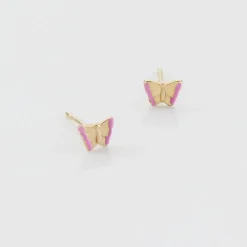 Marc Orian Idées Cadeaux Femme|Boucles D'Oreilles Or > Boucles D'oreilles Puces Bartholomée Papillon Or Jaune