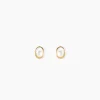 Marc Orian Bijoux Perles|Boucles D'Oreilles Perle > Boucles D'oreilles Puces Bastina Or Jaune Perle De Culture