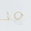 Marc Orian Idées Cadeaux Femme|Boucles D'Oreilles Femme > Boucles D'oreilles Puces Berangere Cercle Or Jaune