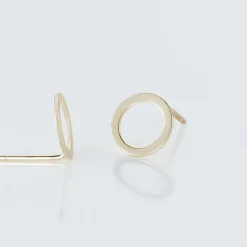 Marc Orian Idées Cadeaux Femme|Boucles D'Oreilles Femme > Boucles D'oreilles Puces Berangere Cercle Or Jaune