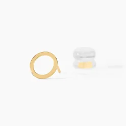 Marc Orian Idées Cadeaux Femme|Boucles D'Oreilles Femme > Boucles D'oreilles Puces Berangere Cercle Or Jaune
