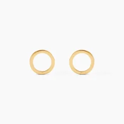 Marc Orian Idées Cadeaux Femme|Boucles D'Oreilles Femme > Boucles D'oreilles Puces Berangere Cercle Or Jaune