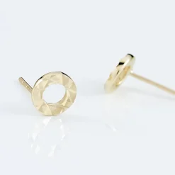 Marc Orian Idées Cadeaux Femme|Boucles D'Oreilles Femme > Boucles D'oreilles Puces Berangere Cercle 3 Or Jaune