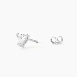 Marc Orian Bijoux Zirconium|Boucles D'Oreilles Argent > Boucles D'oreilles Puces Breana Argent Blanc Oxyde De Zirconium