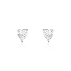 Marc Orian Bijoux Zirconium|Boucles D'Oreilles Argent > Boucles D'oreilles Puces Breana Argent Blanc Oxyde De Zirconium