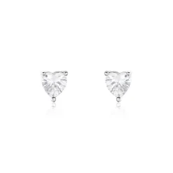 Marc Orian Bijoux Zirconium|Boucles D'Oreilles Argent > Boucles D'oreilles Puces Breana Argent Blanc Oxyde De Zirconium