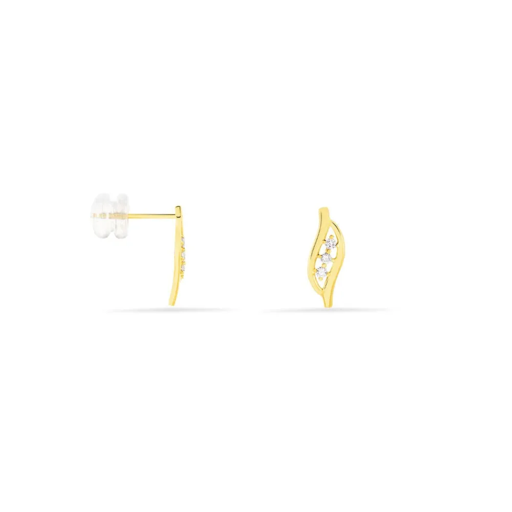 Marc Orian Anniversaire De Mariage|Bijoux Diamant > Boucles D'oreilles Puces Caline Or Jaune Diamant