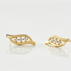 Marc Orian Anniversaire De Mariage|Bijoux Diamant > Boucles D'oreilles Puces Caline Or Jaune Diamant