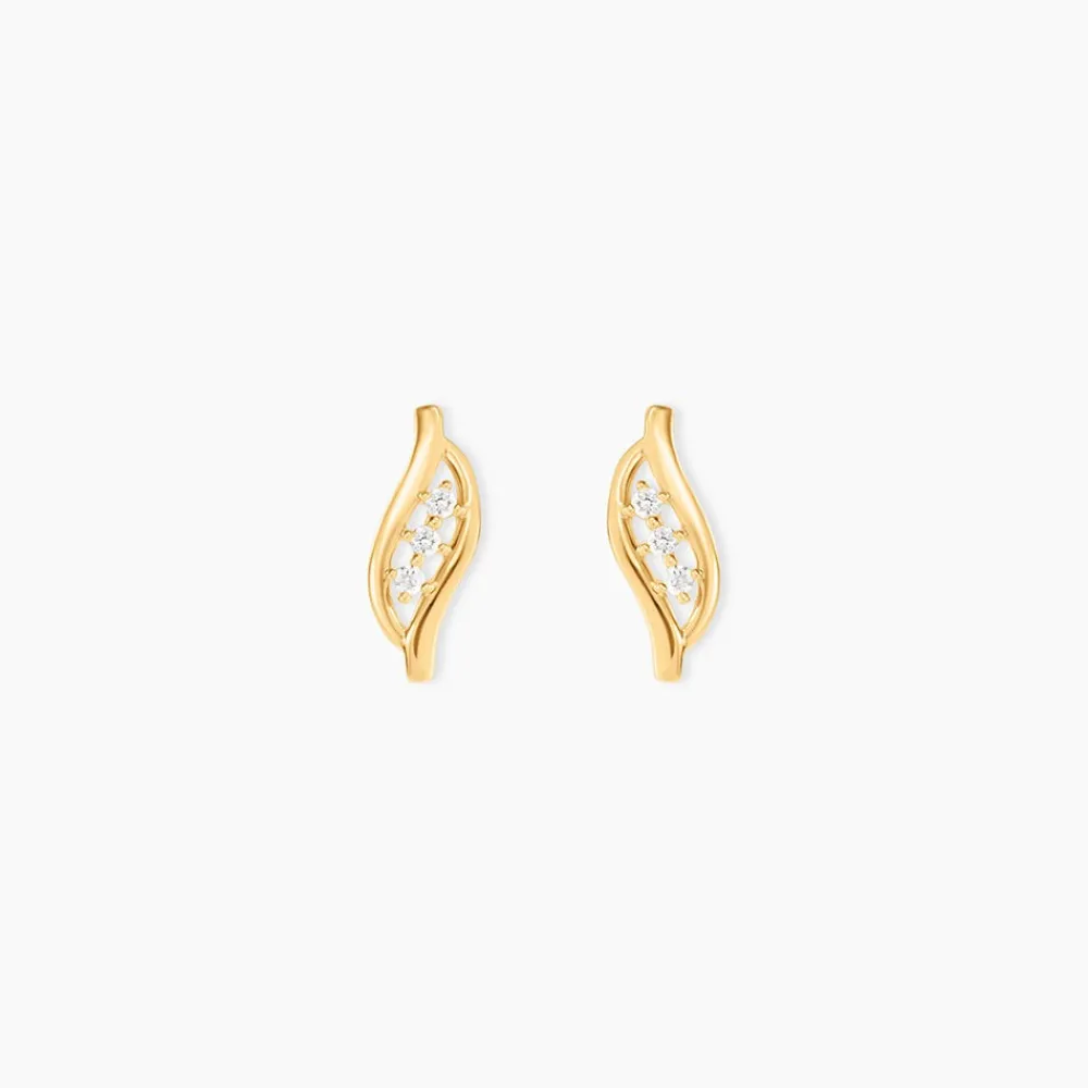 Marc Orian Anniversaire De Mariage|Bijoux Diamant > Boucles D'oreilles Puces Caline Or Jaune Diamant