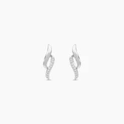 Marc Orian Bijoux Or|Boucles D'Oreilles > Boucles D'oreilles Puces Callum Or Blanc Diamant