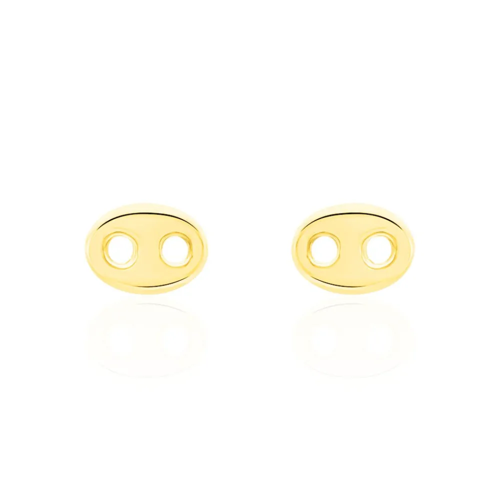 Marc Orian Bijoux Homme|Boucles D'Oreilles Homme > Boucles D'oreilles Puces Cara Or Jaune